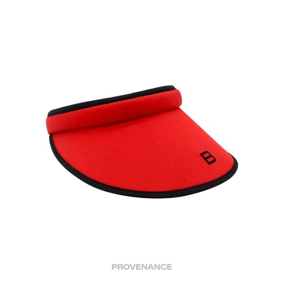? Balenciaga B Logo Visor - Red/Black main image 4